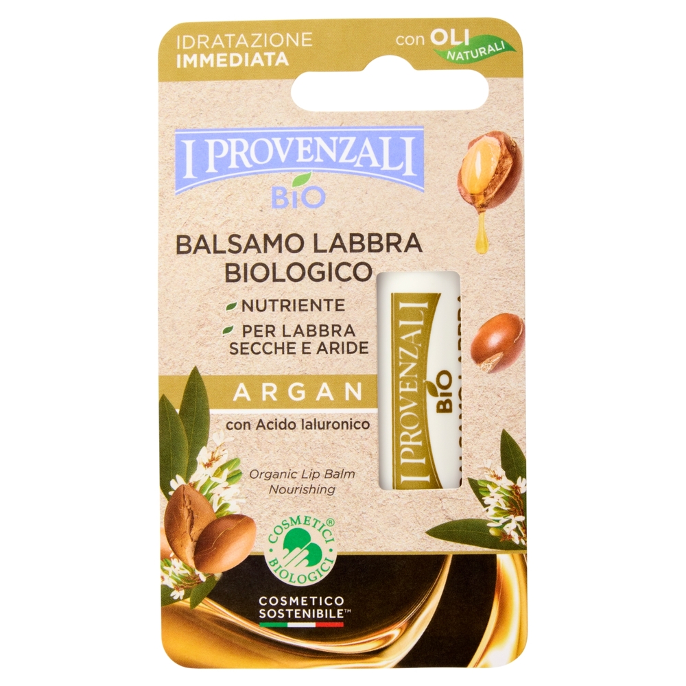 I Provenzali Bio Balsamo Labbra Biologico Argan Nutriente 5,5 ml